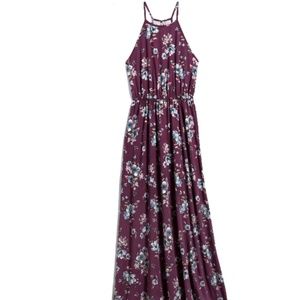 French Grey Nichelle Brushed Nit Maxi Dress